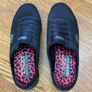 Skechers Women’s Memory Foam Slip-On Sneaker Mule - Size 8